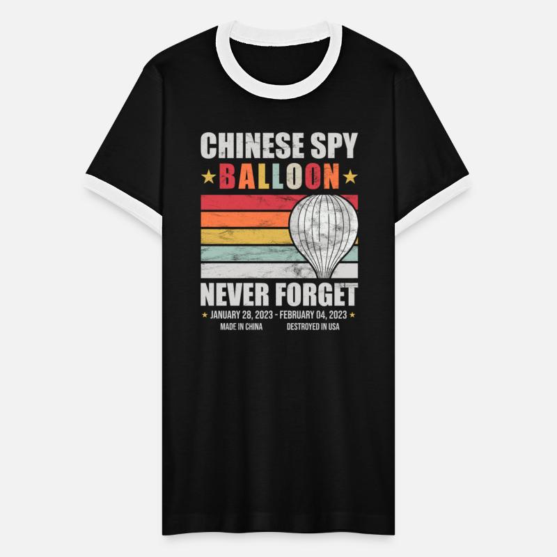 Never Forget Chinese Spy Balloon Retro Memorial