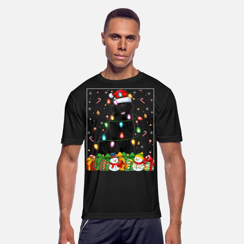 Newfoundland Dog Christmas Lights