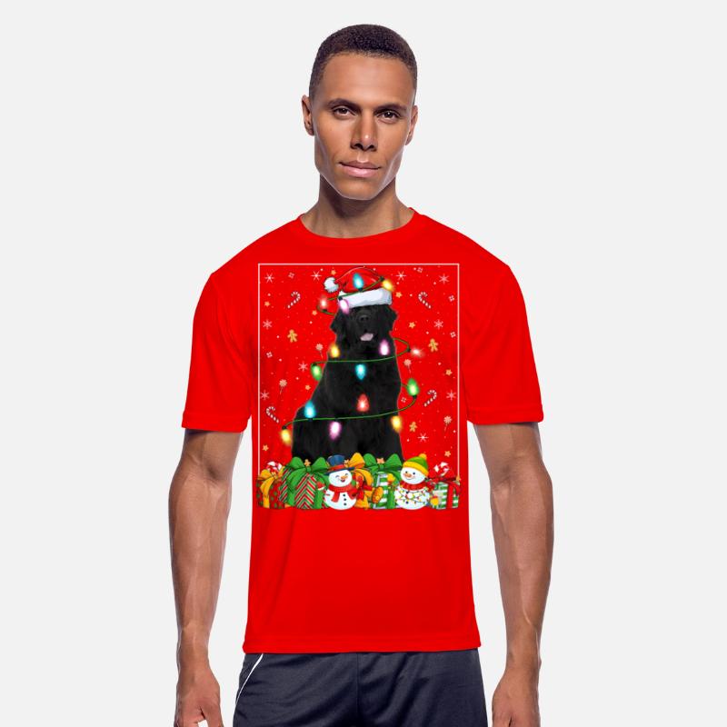 Newfoundland Dog Christmas Lights