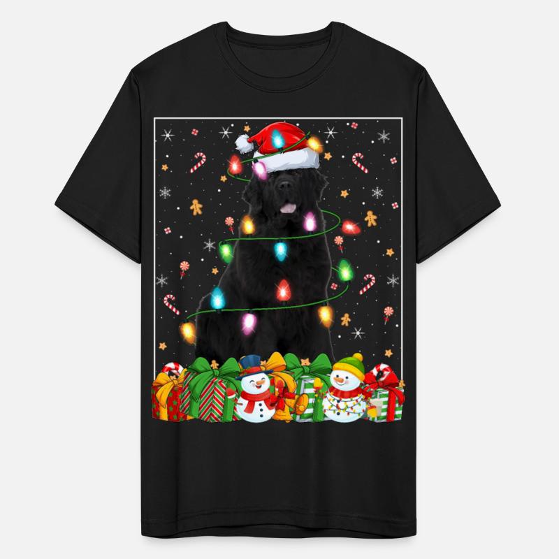 Newfoundland Dog Christmas Lights