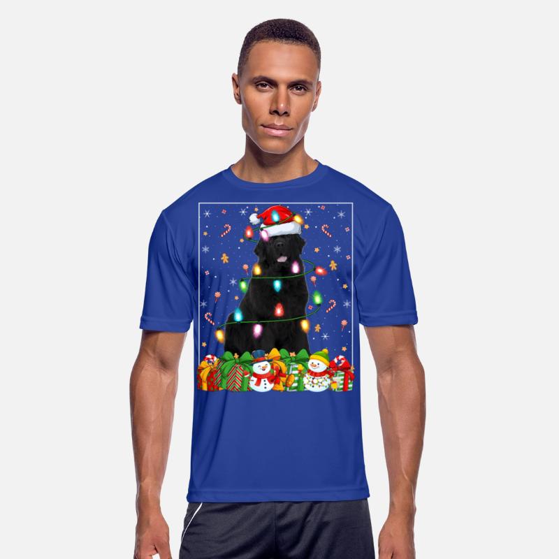 Newfoundland Dog Christmas Lights