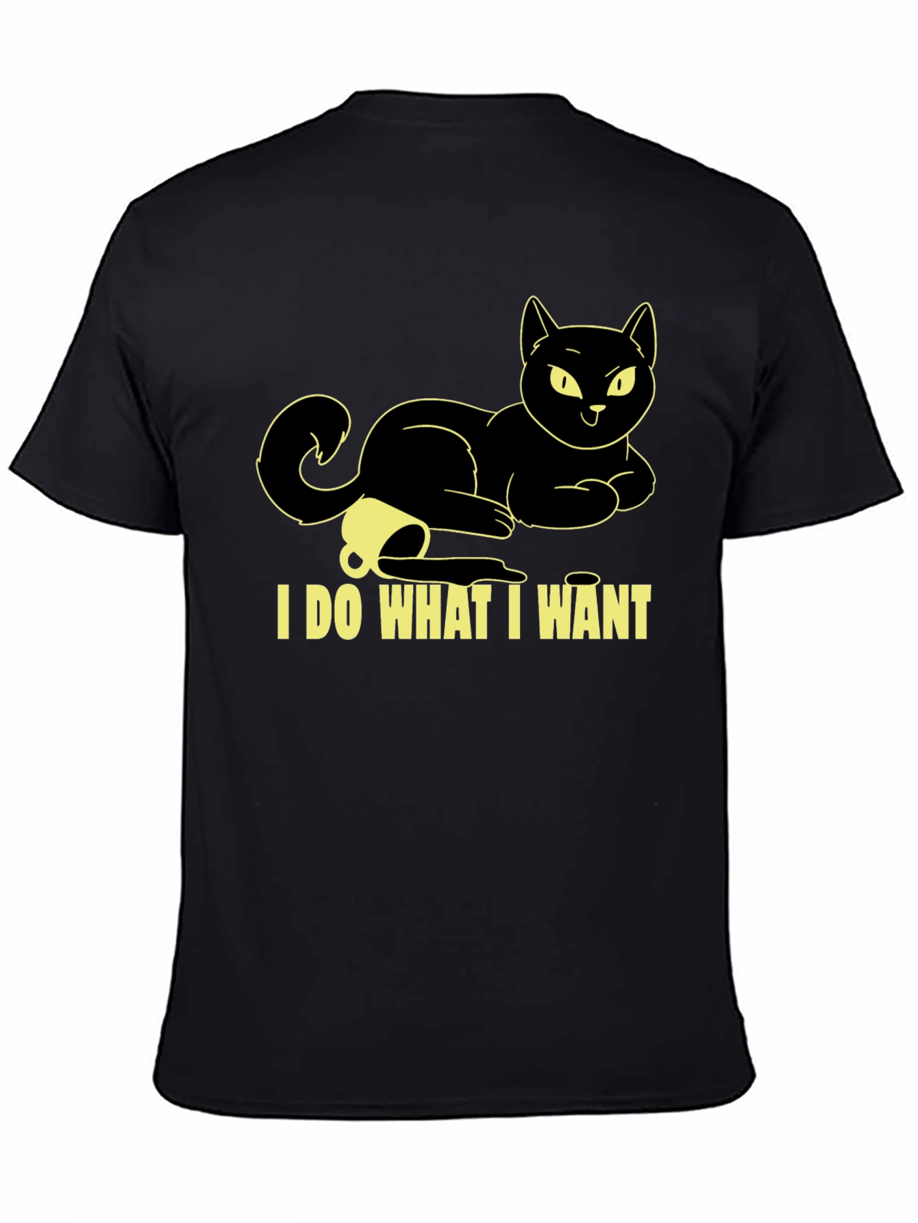 I Do What I Want Cat Graphic T-Shirt