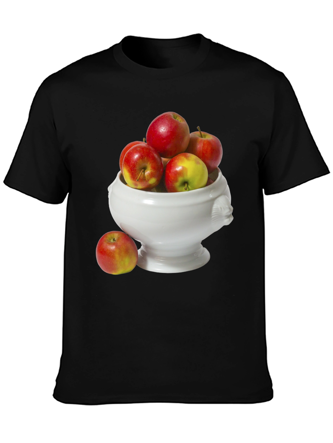 Apple Bowl Graphic Tee - Fruity Fashion