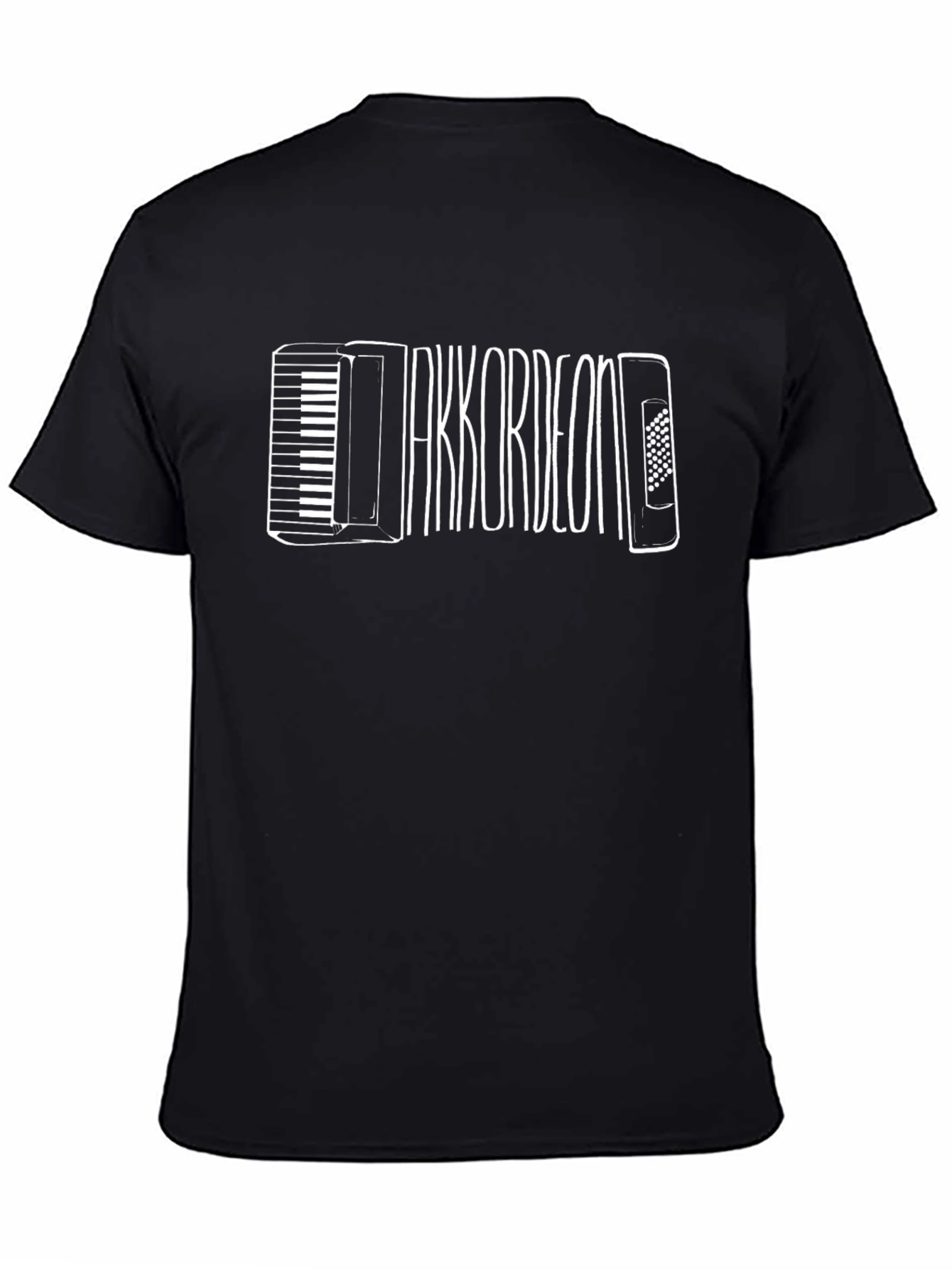 Accordion Music T-Shirt - Black