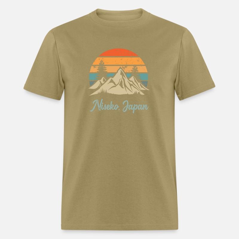 Niseko Japan Retro Vintage Mountain Sunset Outdoor