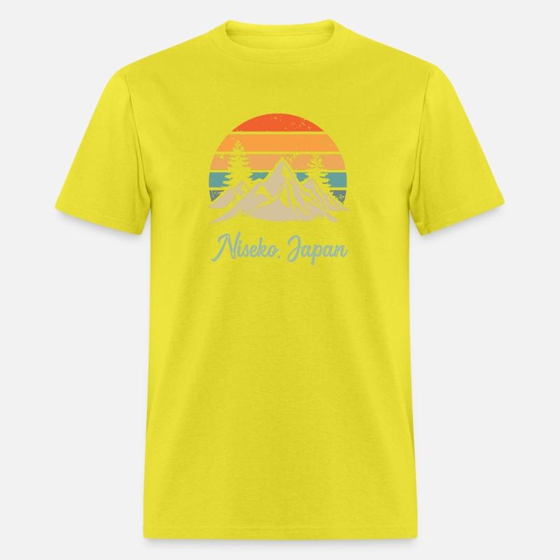 Niseko Japan Retro Vintage Mountain Sunset Outdoor