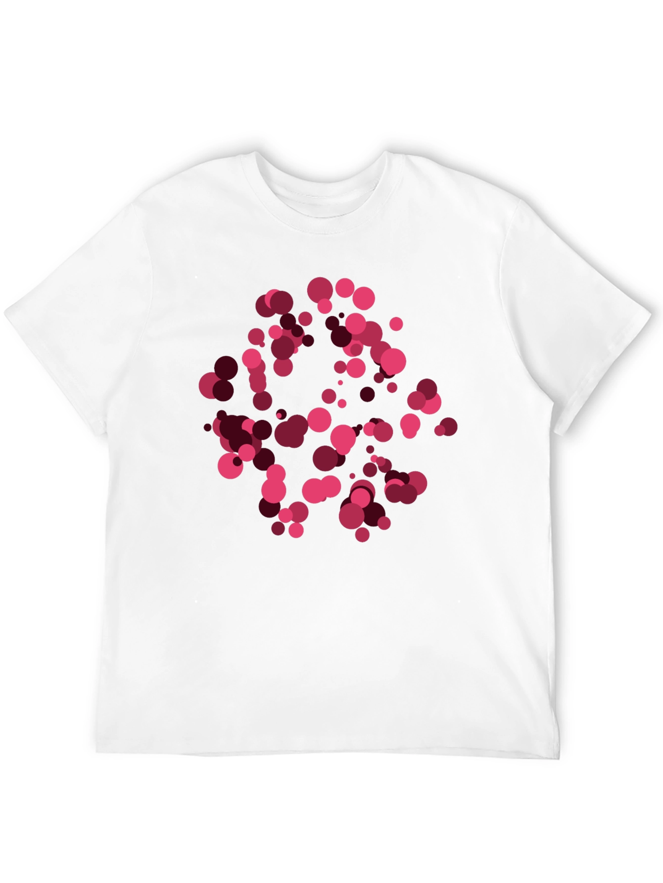 Abstract Dots Black T-Shirt