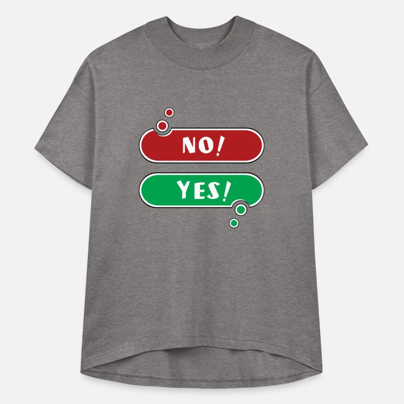 No Yes Red And Green Speech Bubble