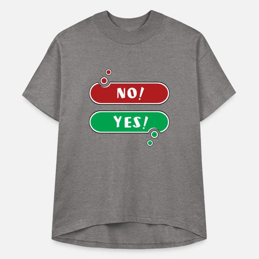 No Yes Red And Green Speech Bubble