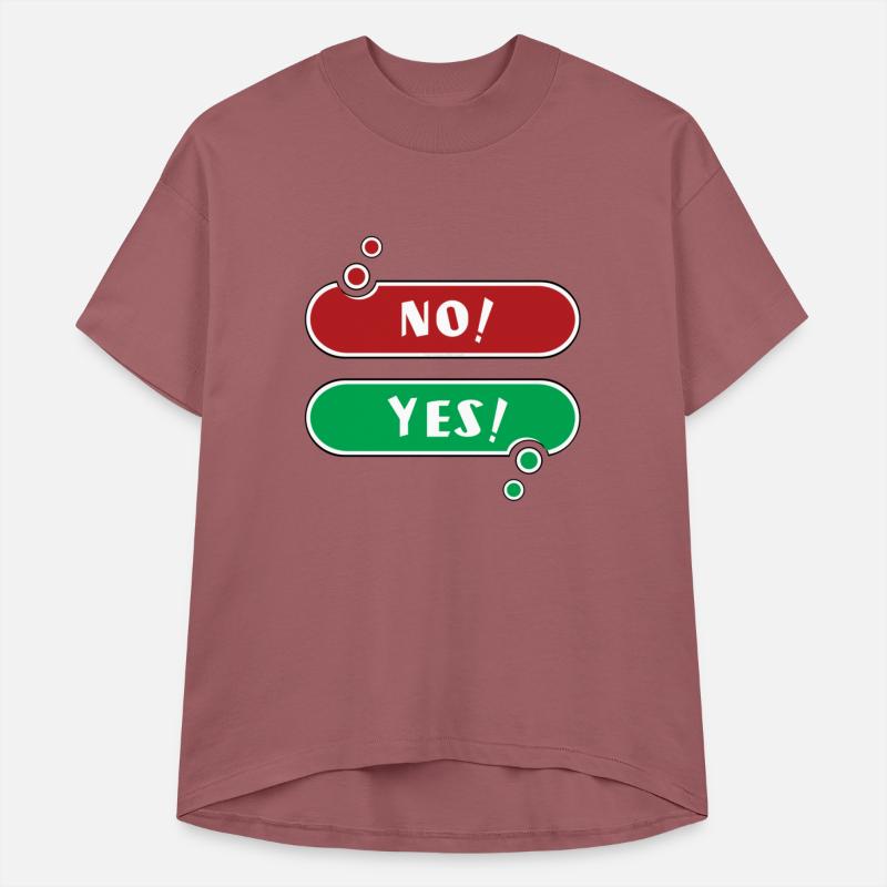 No Yes Red And Green Speech Bubble