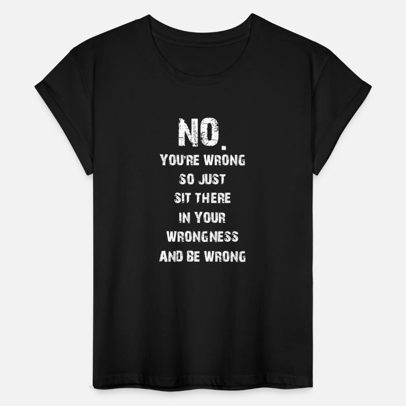 no you'r wrong so just sit there your wrongness