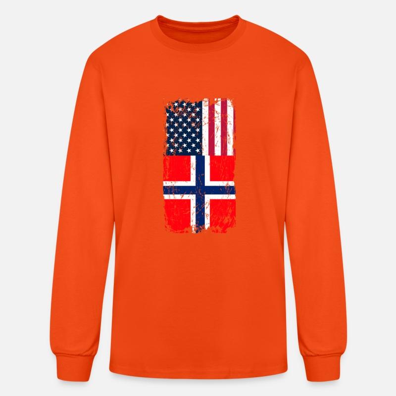 Norway USA Flag