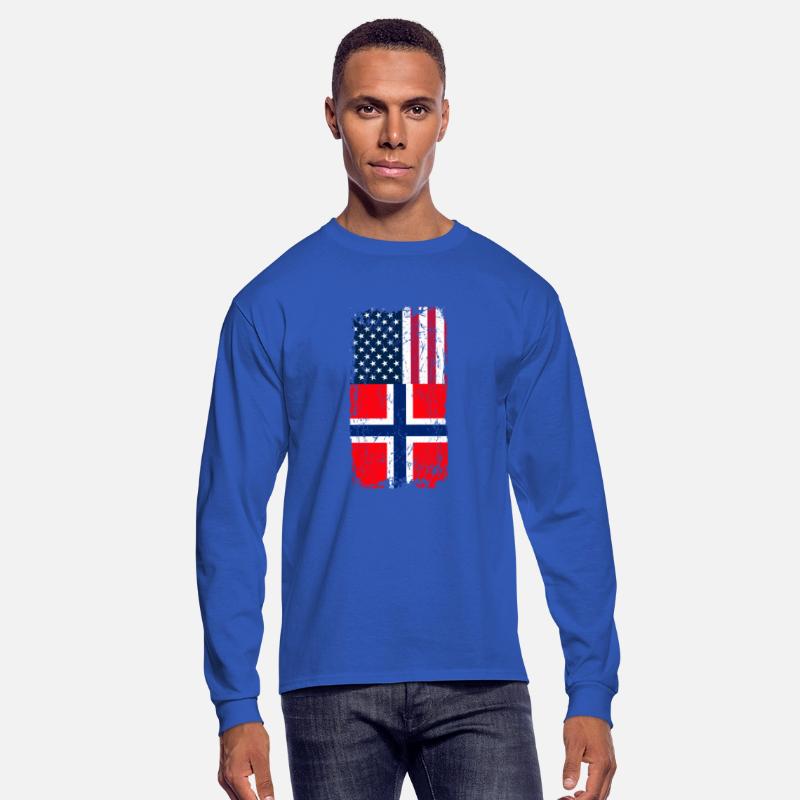 Norway USA Flag