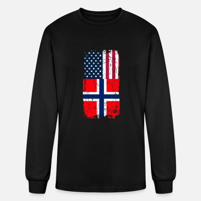 Norway USA Flag