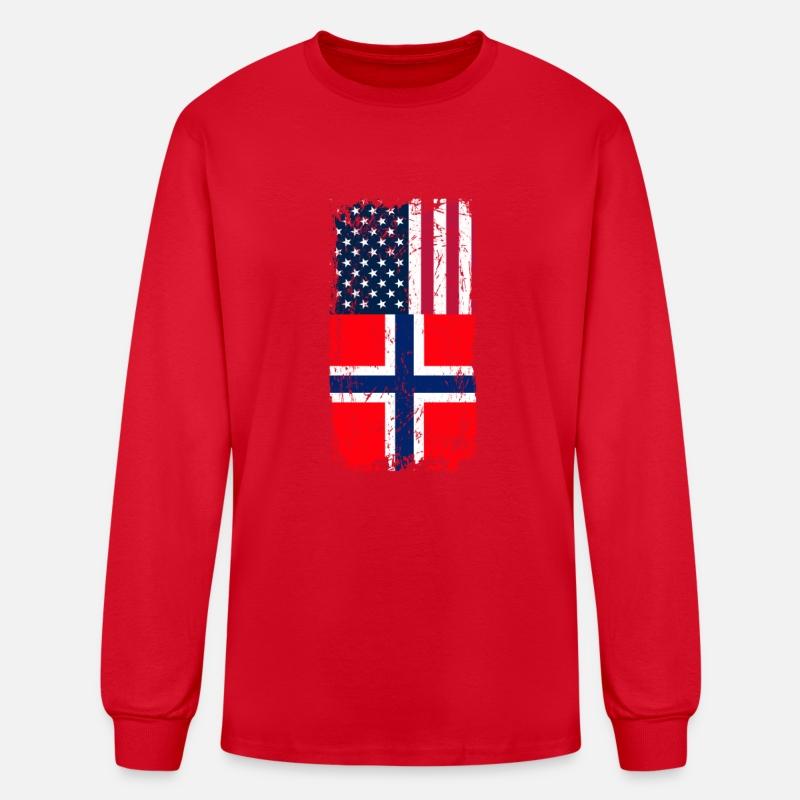 Norway USA Flag