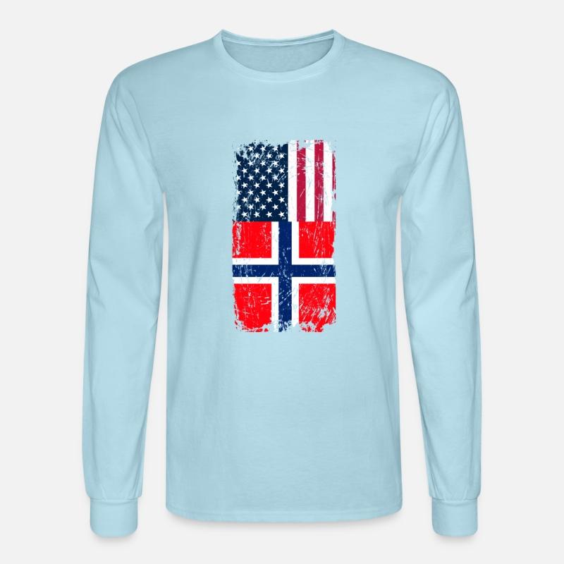 Norway USA Flag