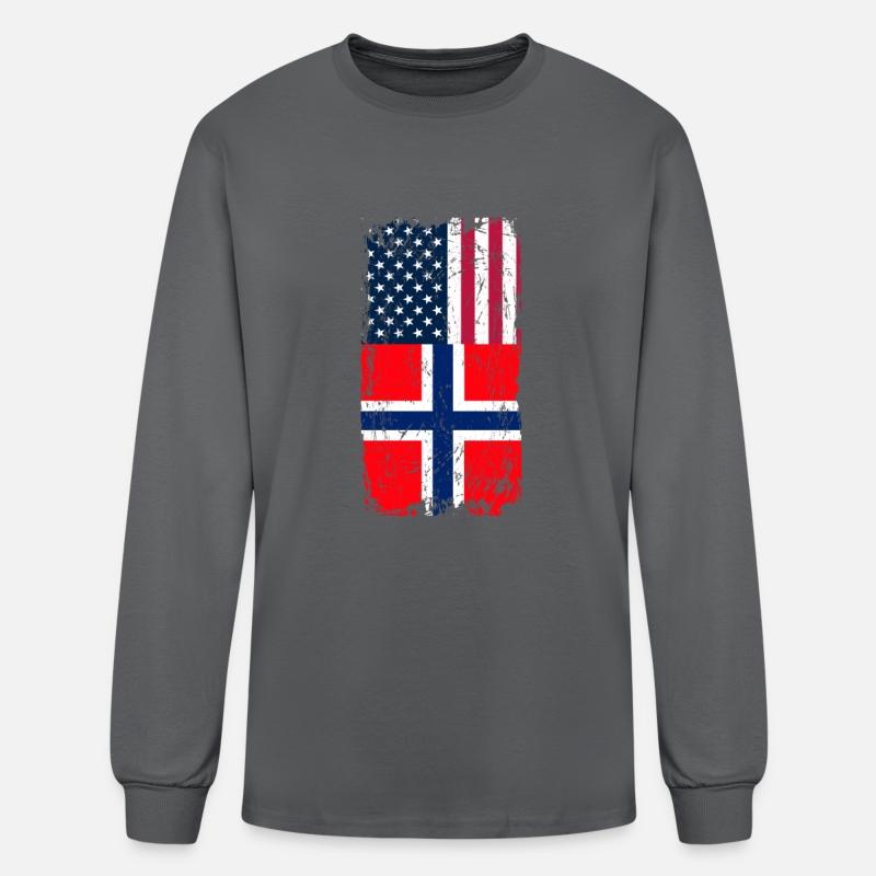 Norway USA Flag