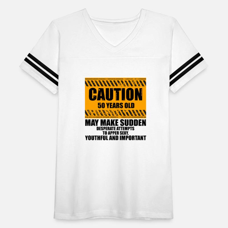 Novelty Caution 50 Years Old Celebrating Fifty