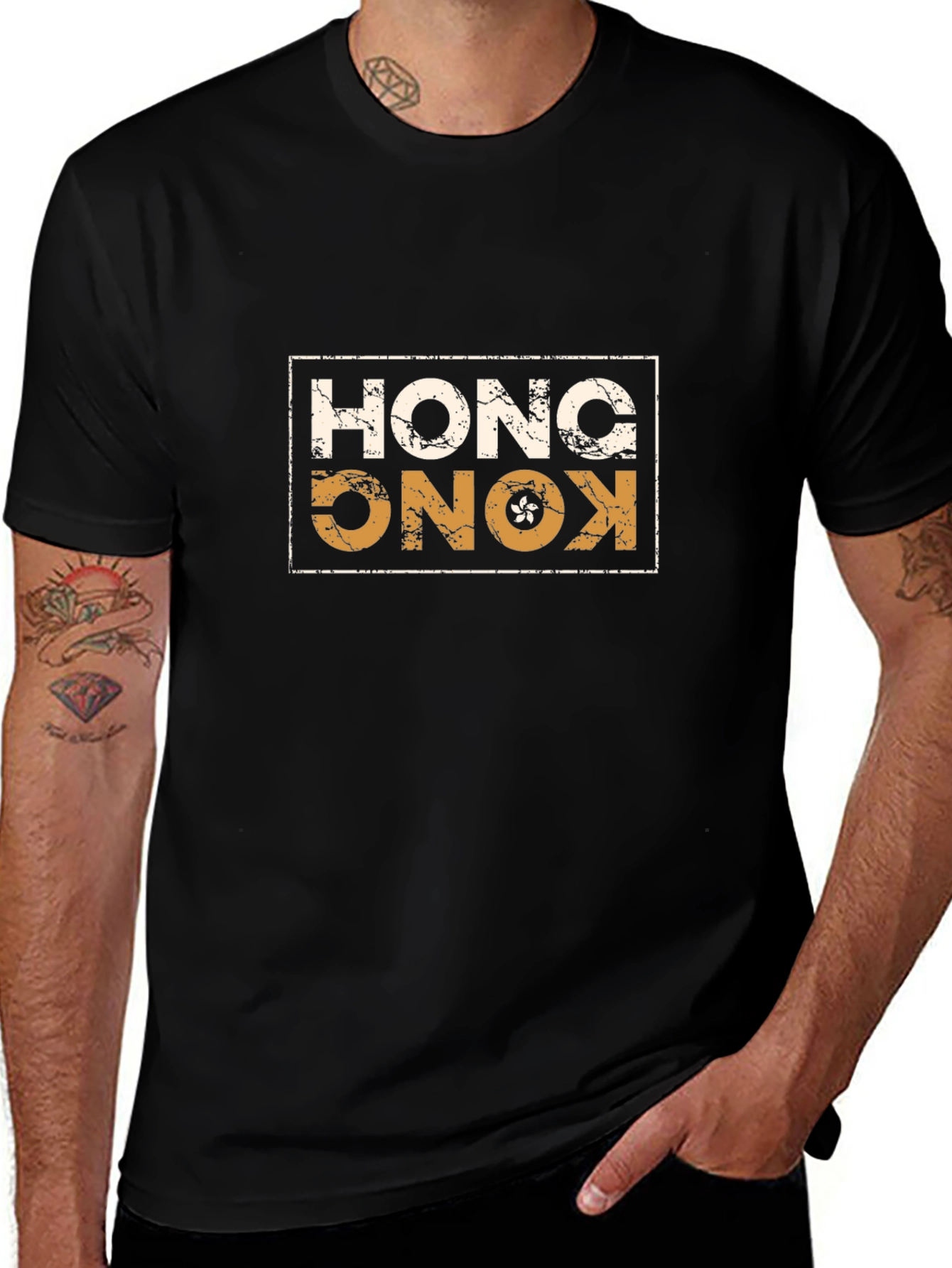 Hong Kong Graphic Print T-Shirt
