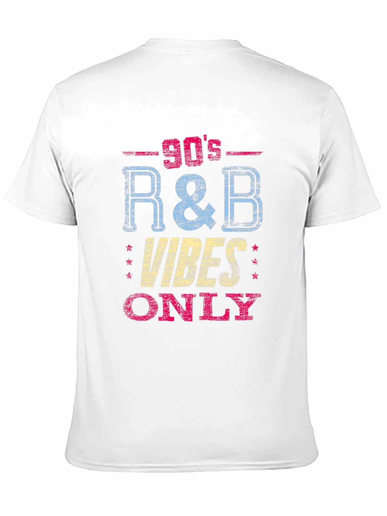 90s R&B Vibes Only Black T-Shirt