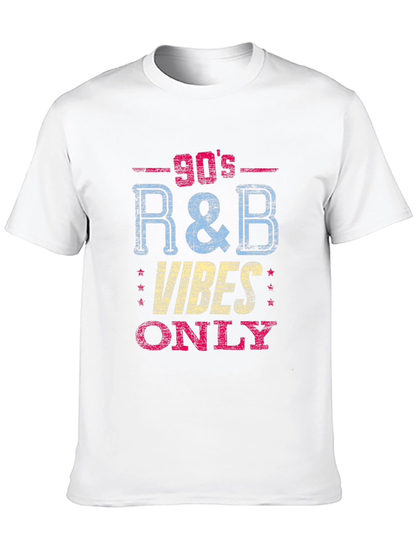 90s R&B Vibes Only Black T-Shirt