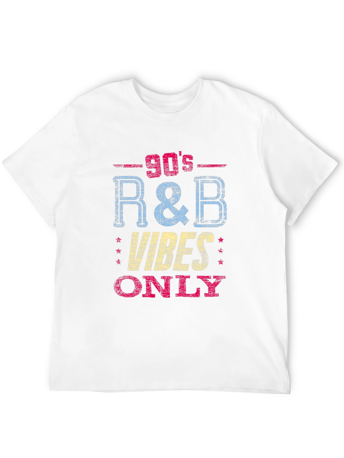 90s R&B Vibes Only Black T-Shirt