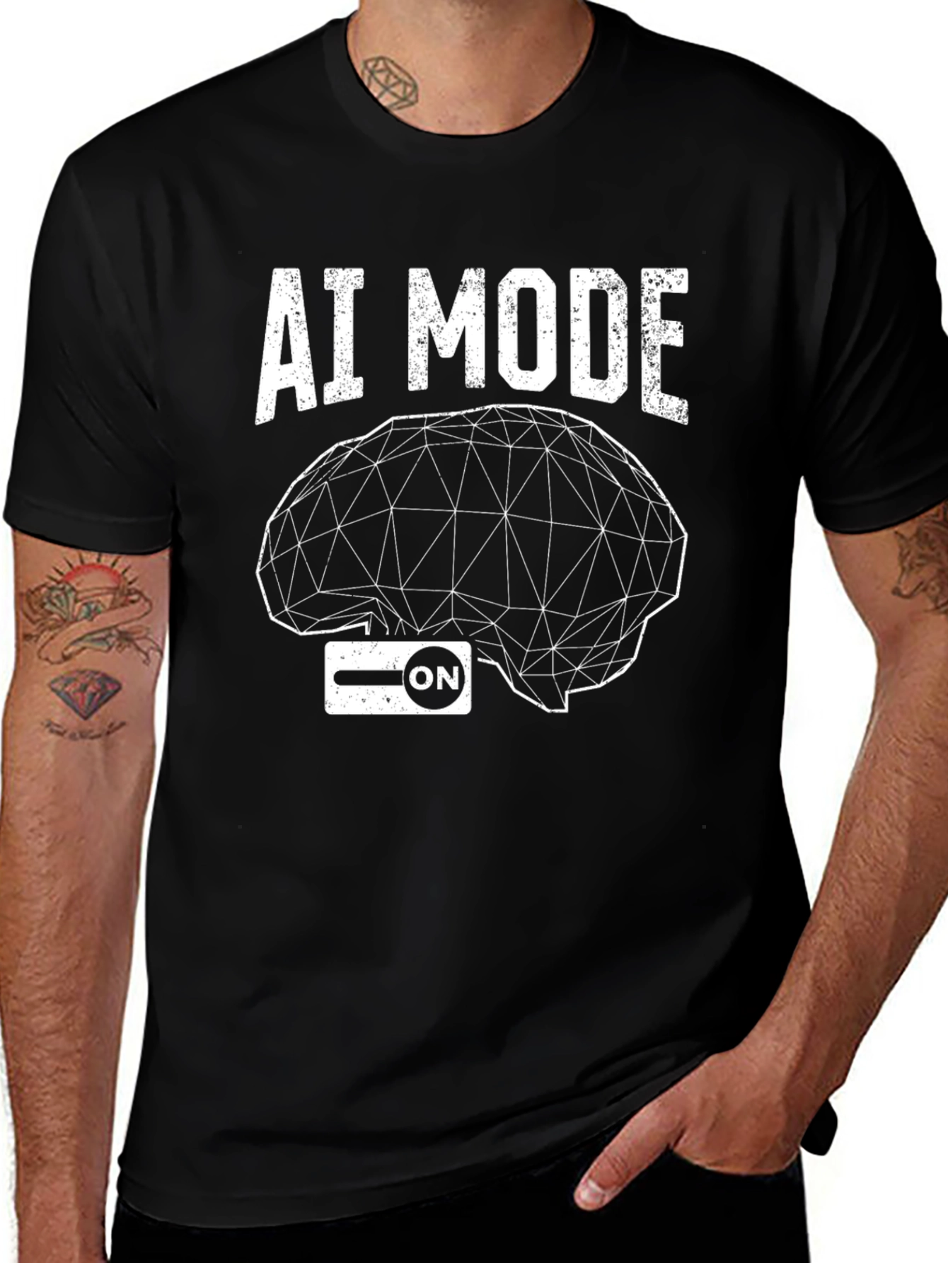 AI Mode On Graphic T-Shirt
