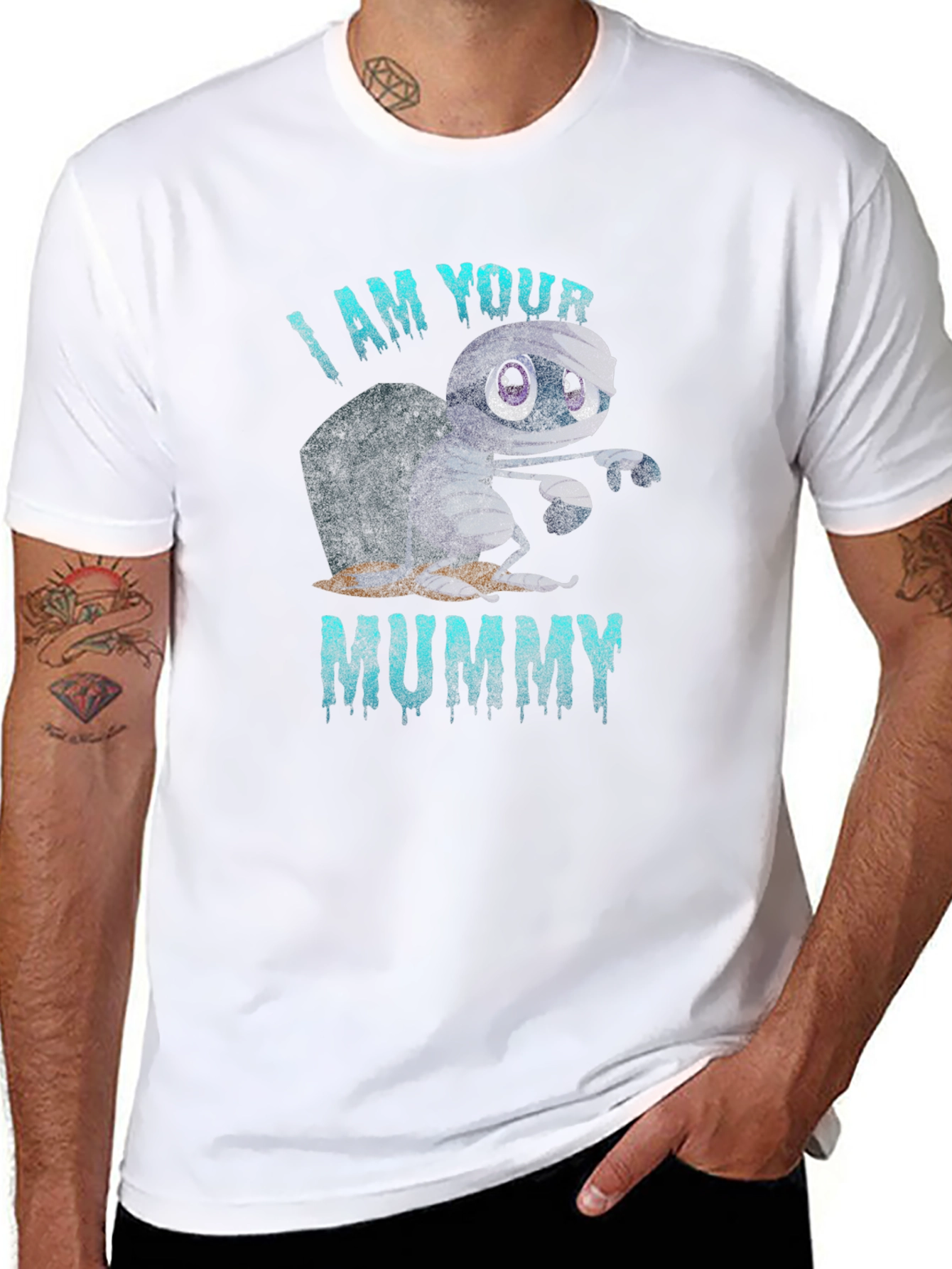 I Am Your Mummy Graphic T-Shirt - Halloween