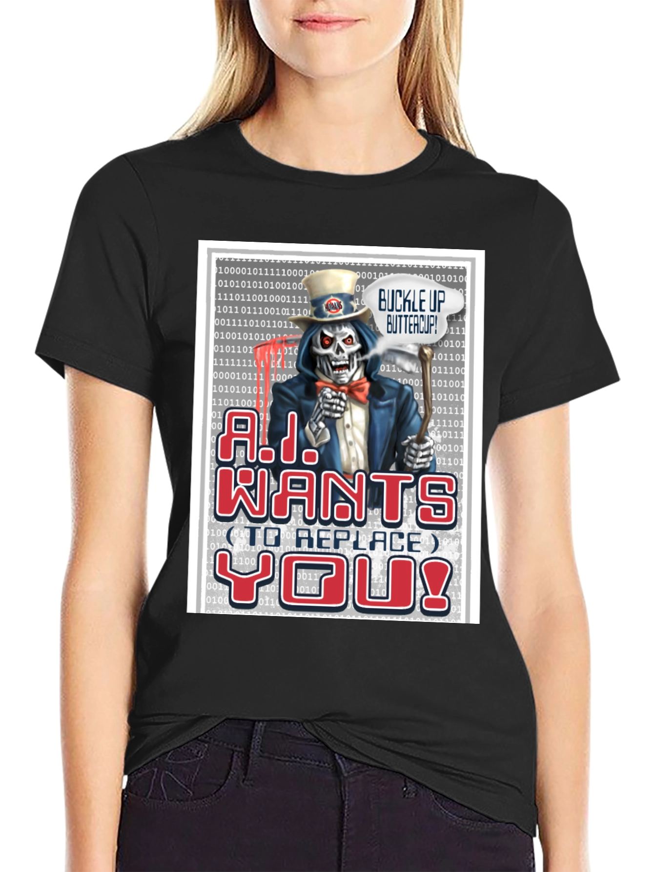 A.I. Wants To Replace You T-Shirt