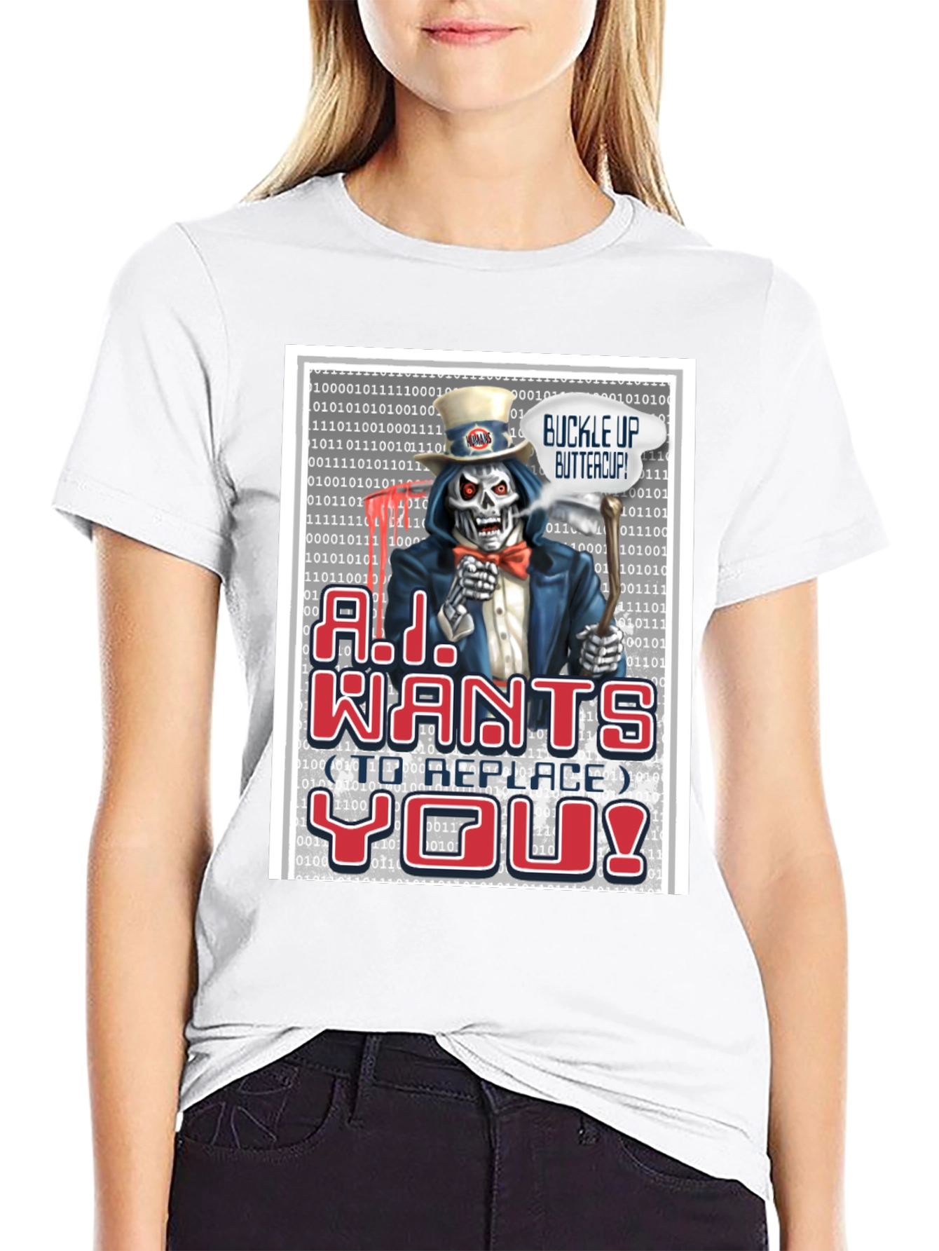 A.I. Wants To Replace You T-Shirt