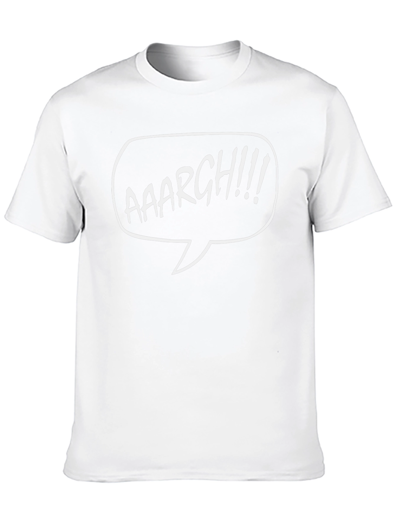 Aaargh! Graphic Print Black T-Shirt
