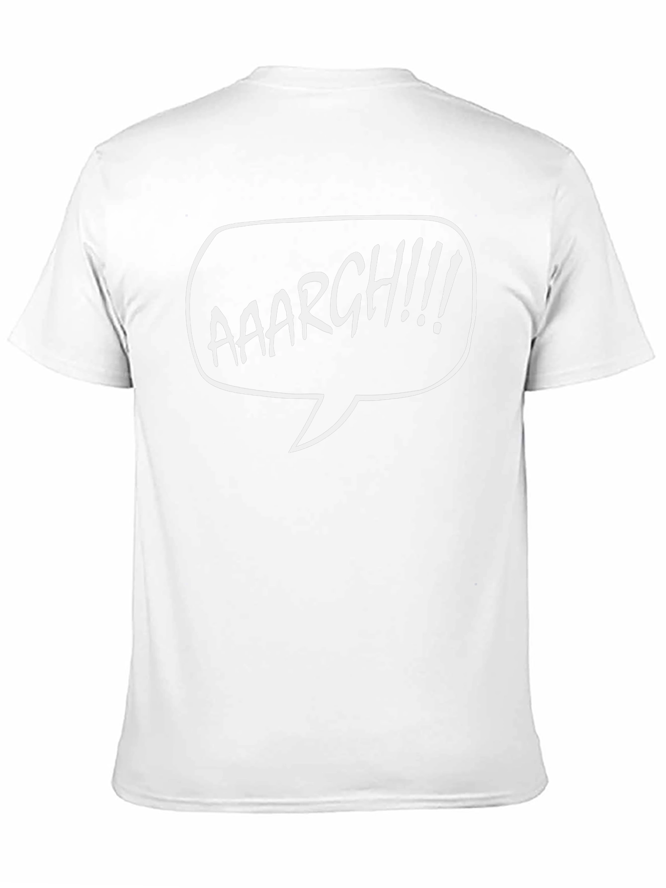 Aaargh! Graphic Print Black T-Shirt
