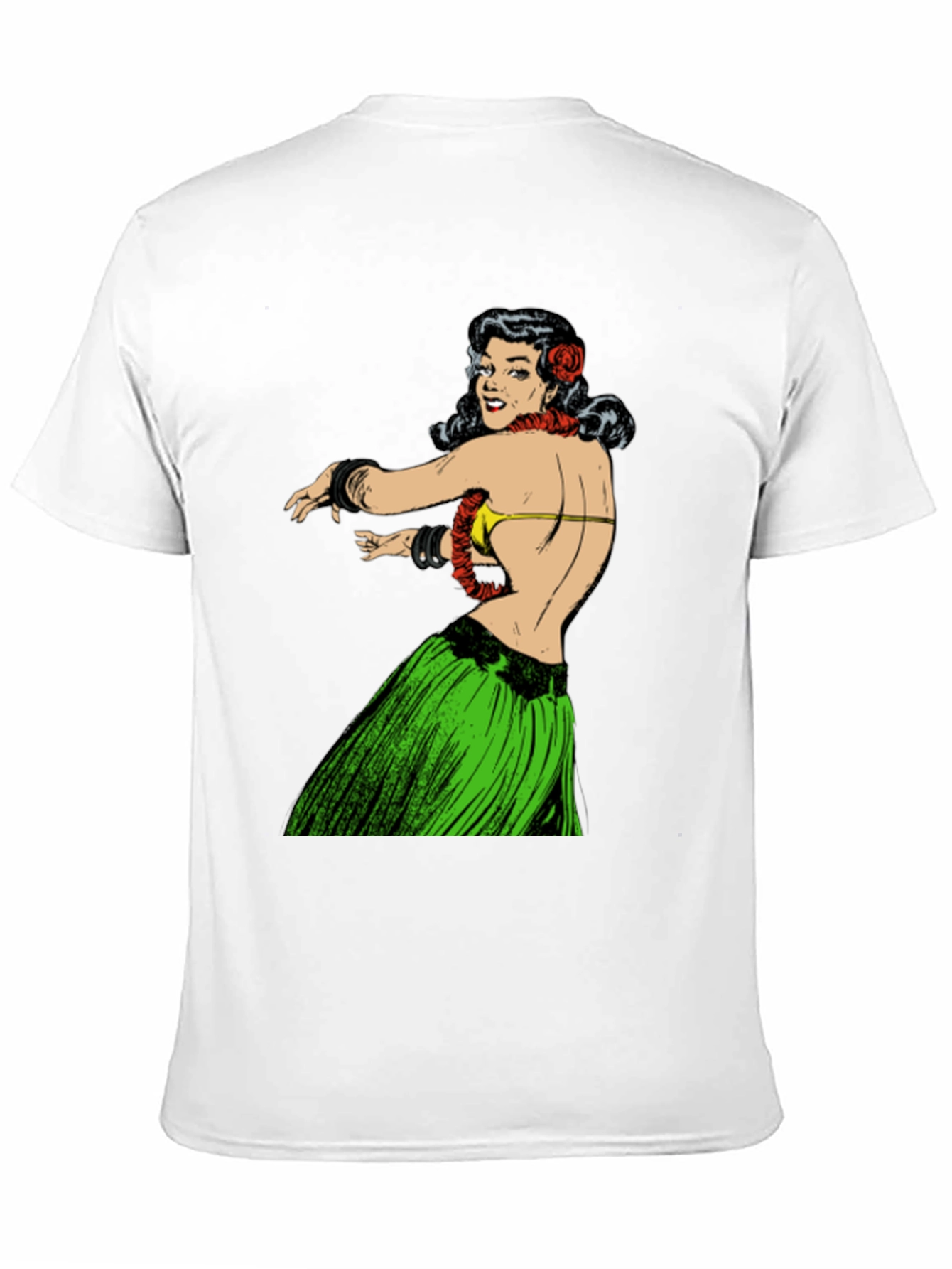 Hula Girl Graphic T-Shirt