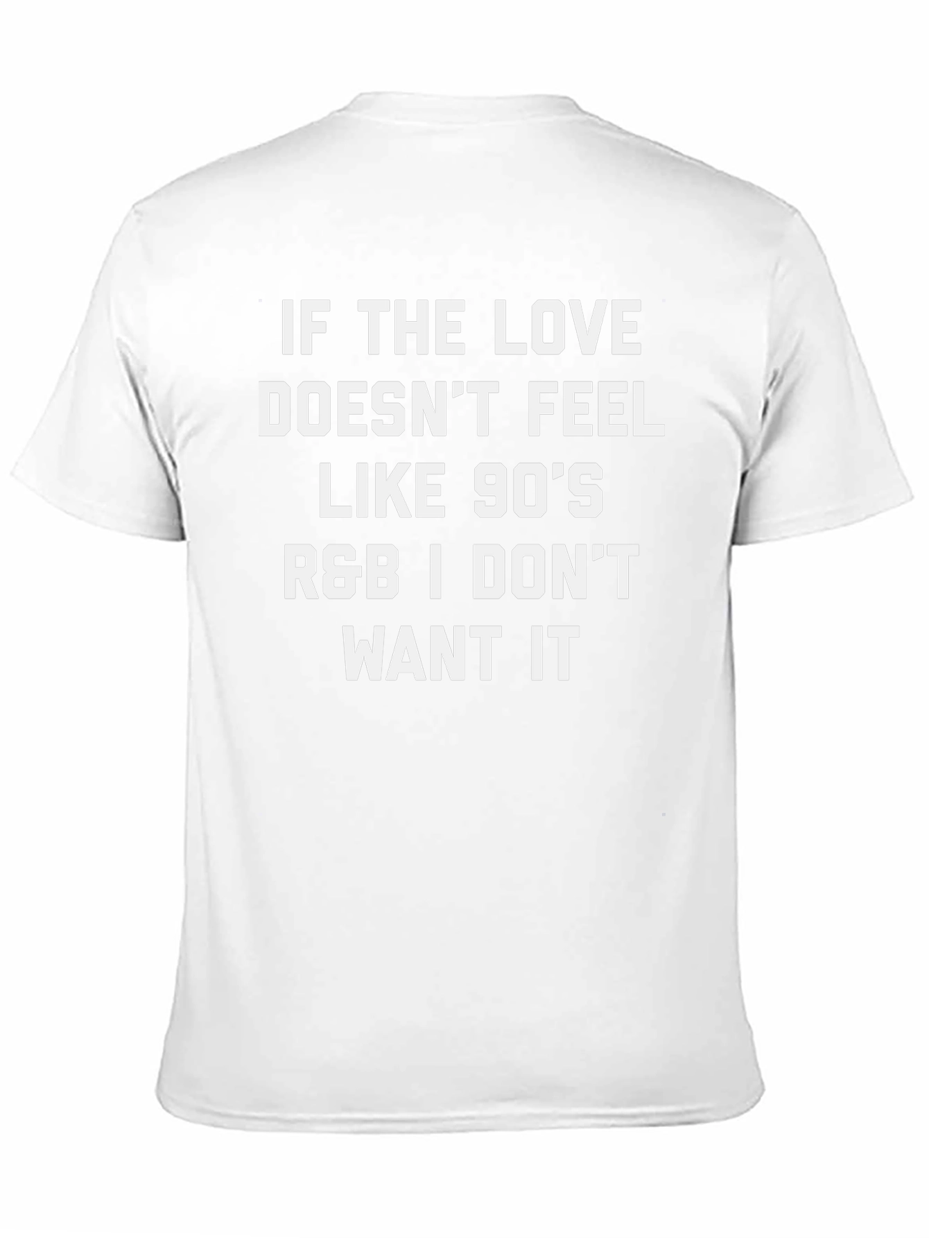 90s R&B Love Tee - Black Graphic T-Shirt