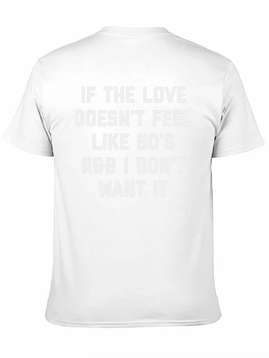 90s R&B Love Tee - Black Graphic T-Shirt