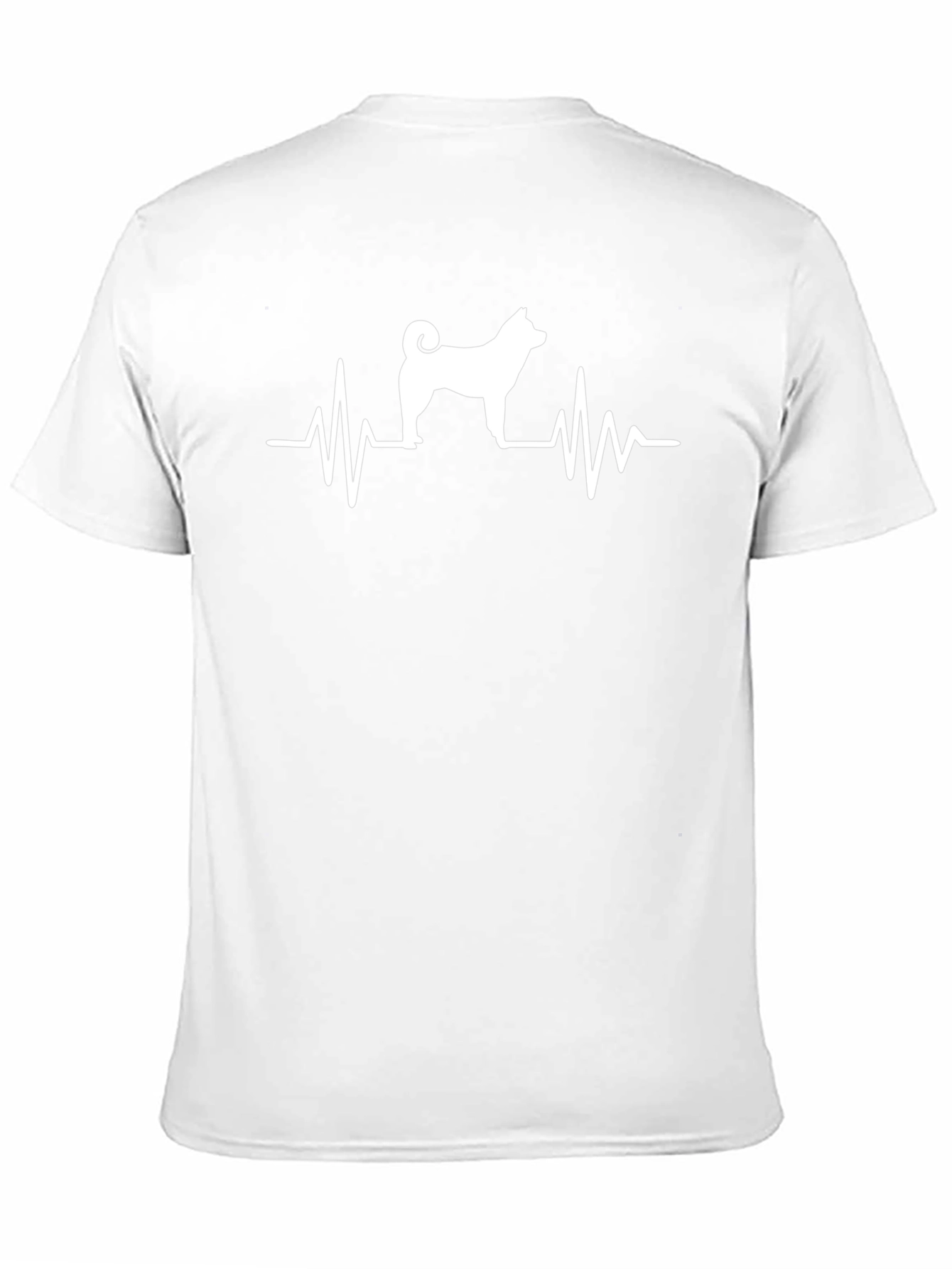 Akita Heartbeat T-Shirt - Dog Lover Tee