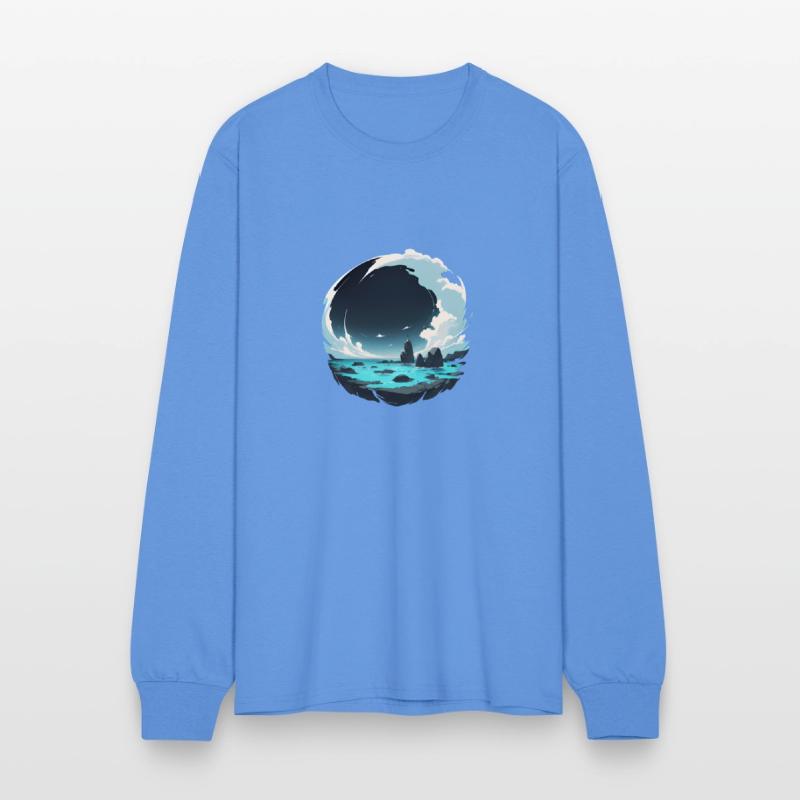 Ocean Scene in a Circle