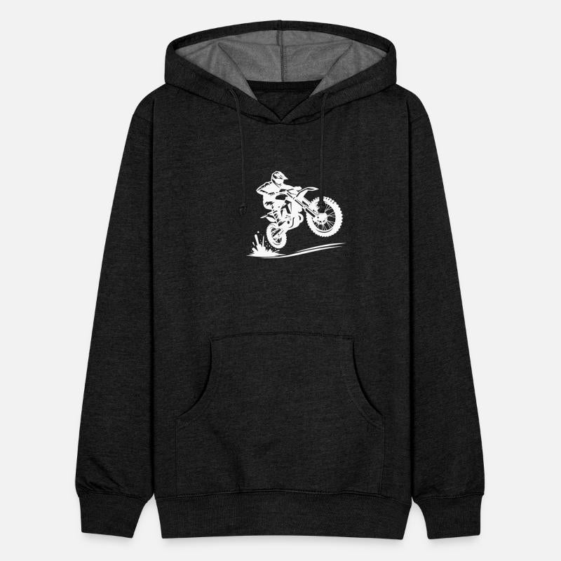 Off-road Machine In Jump Hobby Enduro Motorsport