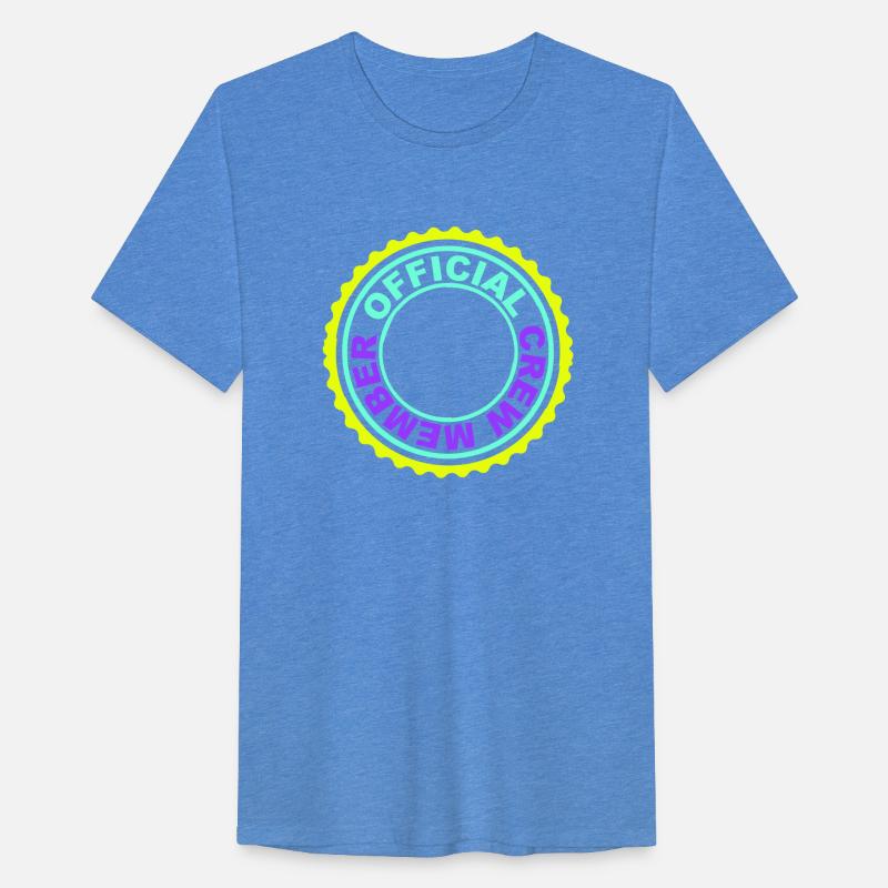 Official Crew Member Party Team Friend Round Stamp