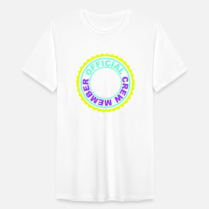 Official Crew Member Party Team Friend Round Stamp