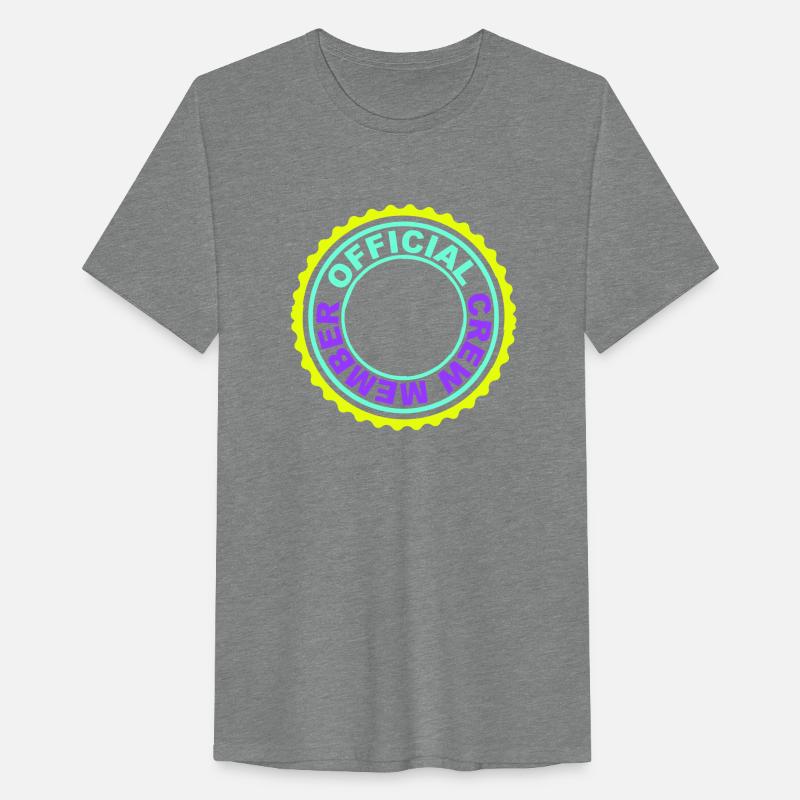 Official Crew Member Party Team Friend Round Stamp