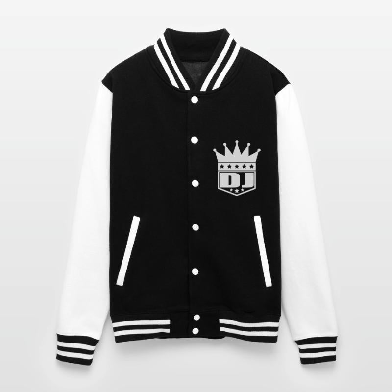 Official DJ Crown King Music Party Text Lettering