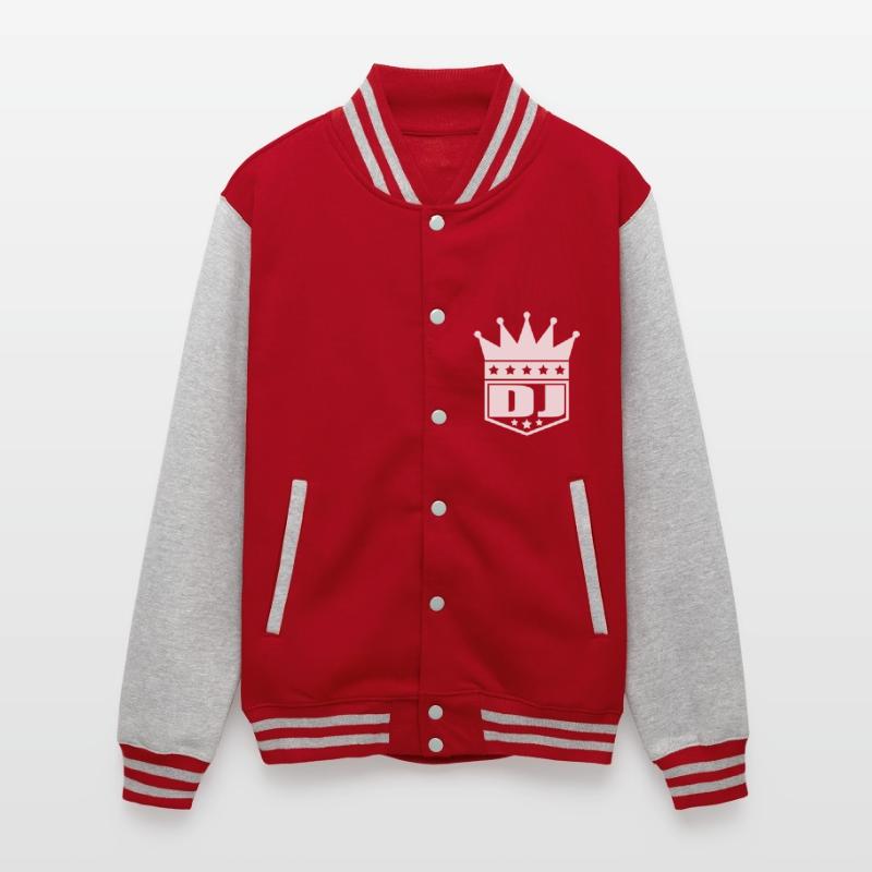 Official DJ Crown King Music Party Text Lettering