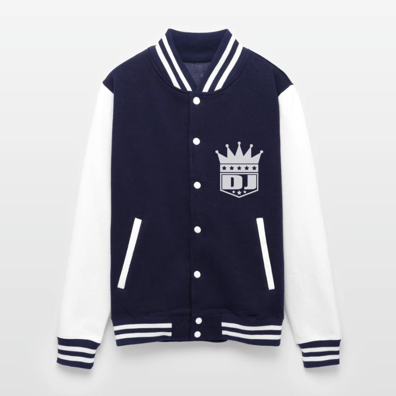 Official DJ Crown King Music Party Text Lettering