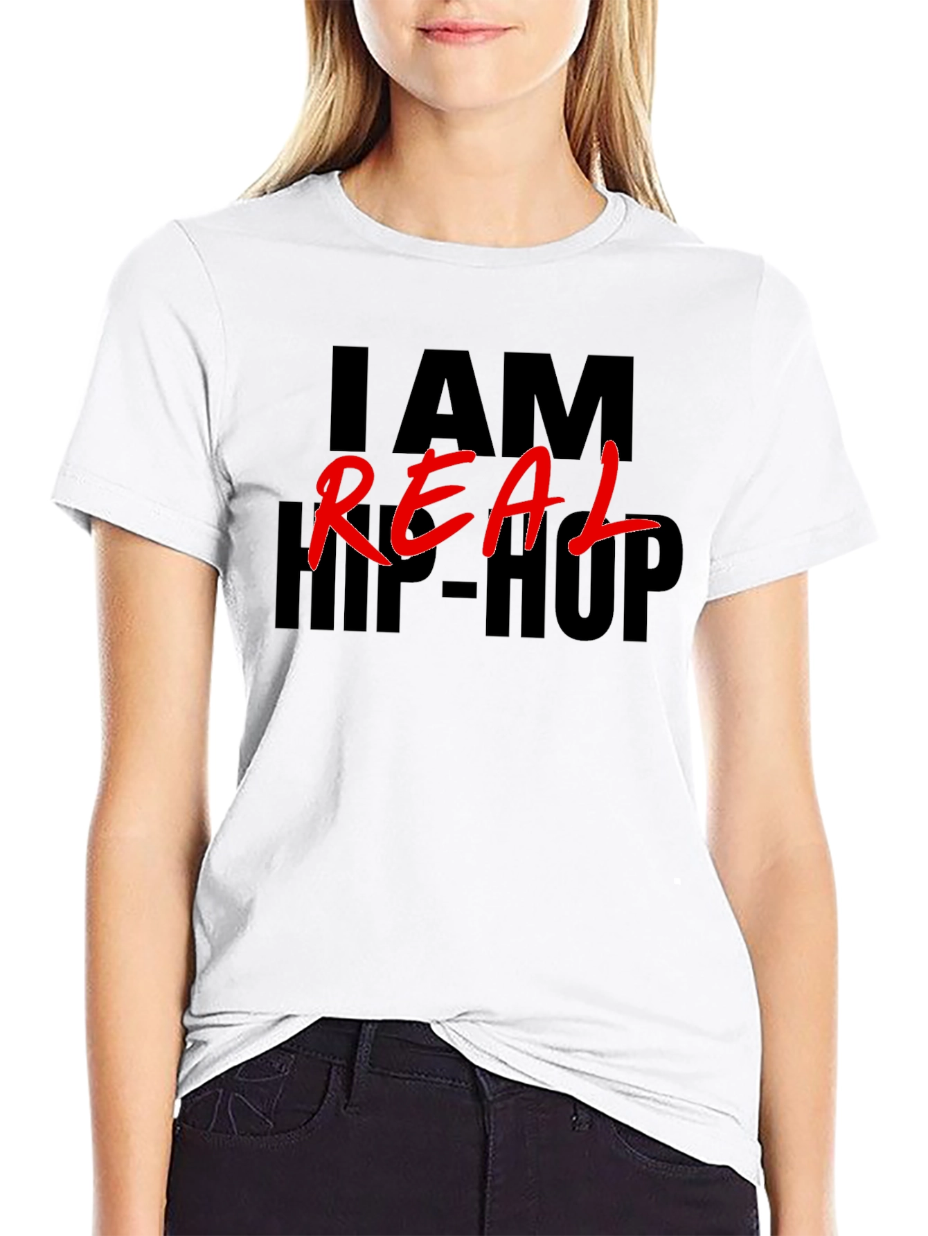 I AM REAL HIP-HOP Graphic T-Shirt