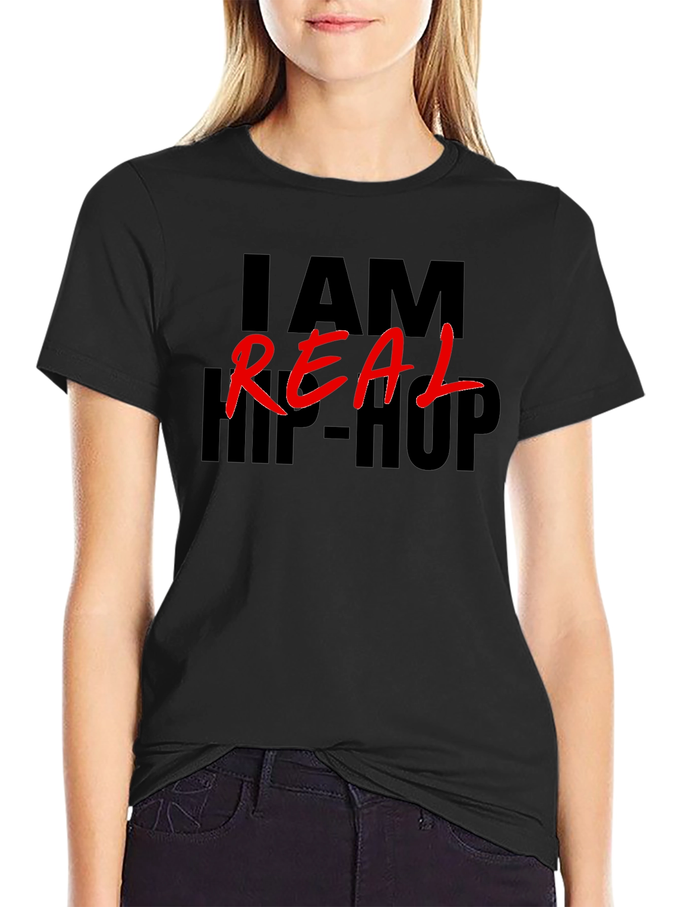 I AM REAL HIP-HOP Graphic T-Shirt