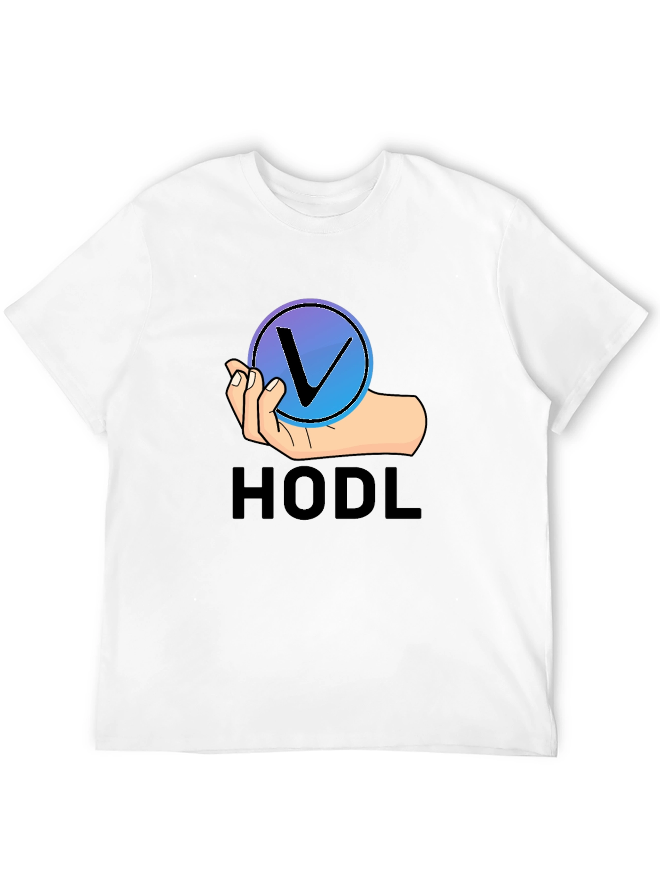 HODL VeChain Crypto Black T-Shirt