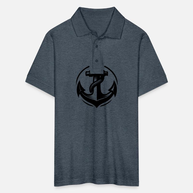 Old Wet Anchor With Thick Rope