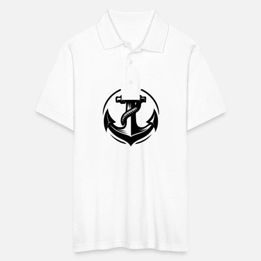 Old Wet Anchor With Thick Rope