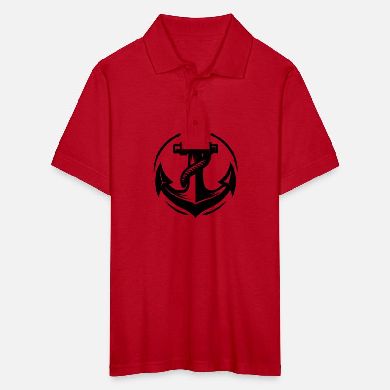 Old Wet Anchor With Thick Rope